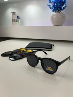 Lunette 6 En 1 2231A Optique / Soleil / Nuit - نظارات شمسية مغناطيسية 1