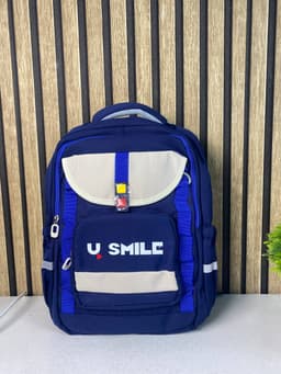 Sac à Dos Scolaire pour Enfnats U-Smile Bleu et Blanc SACKDS09BB - حقيبة مدرسية للأطفال 4