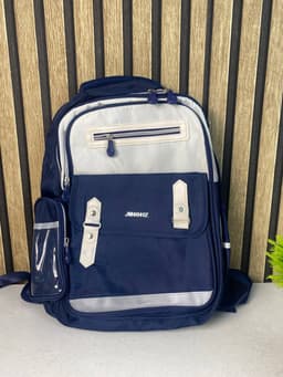 Sac à Dos Scolaire Style Kawaii Grand Volume Tissu Imperméable Bleu Nuit SACKDS08BLN - حقيبة مدرسية بتصميم كاوايي 9