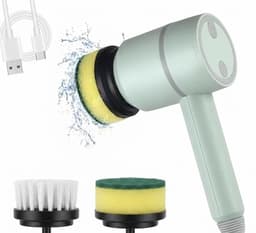 فرشاة التنظيف الكهربائية اللاسلكية 5 في 1 المتعددة الاستخدامات (قابلية الشحن عبر USB) 2