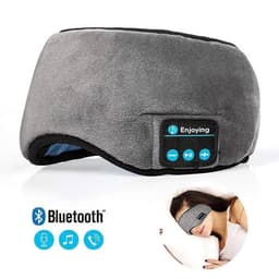 قناع النوم الذكي بتقنية بلوتوث (Bluetooth Sleep Mask) – عصابة رأس مريحة مع سماعات مدمجة لنوم عميق واسترخاء تام 1